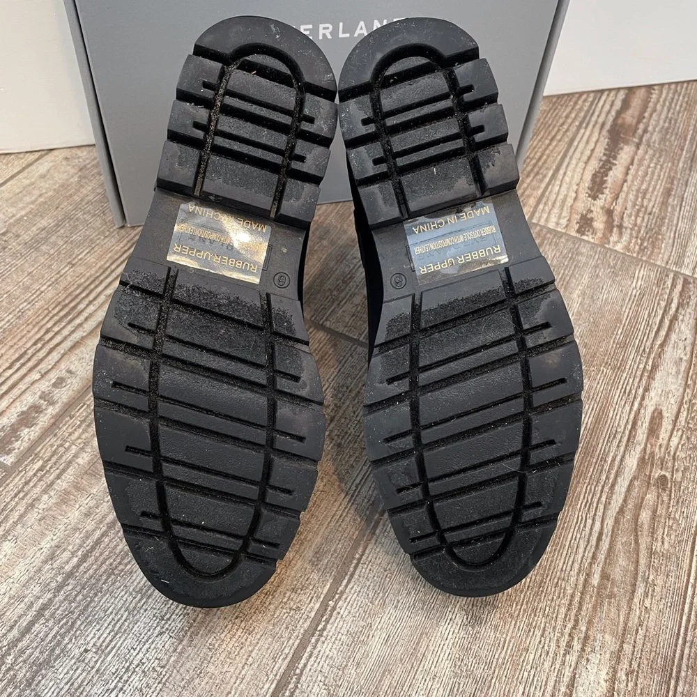 Everlane Black Chelsea Rain Boots